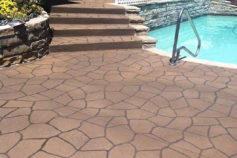 Paver look.